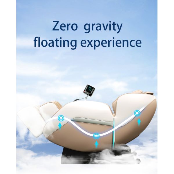 LCD Panel Leather Massage Recliner Full Body Chair 8D Hip EMS Zero Gravity Full Body Electric Shiatsu Massage Chair