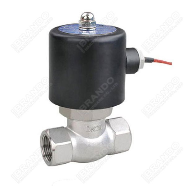 1/2'' Steam Hot Water Stainless Steel Solenoid Valve 2 Way Normally Closed 24V 220V
