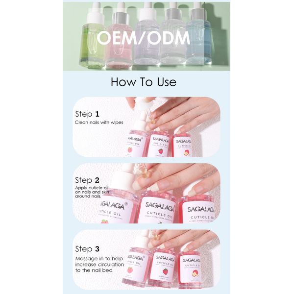 Aceite para cutículas certificado MSDS Tangerina Chicle Flores secas para envase Melocotón Piña Leche y miel Aroma a flor de azahar