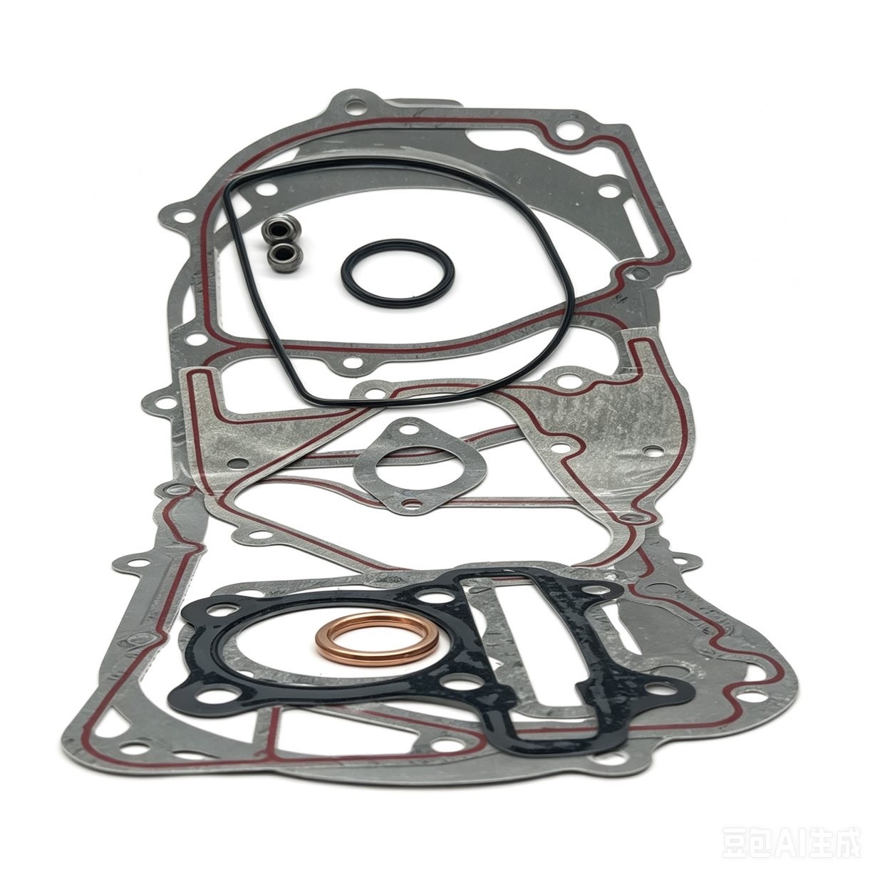High Heat Resistant Paper Rubber Engine Repair Gasket Set For GY6125 Scooter Maintenance