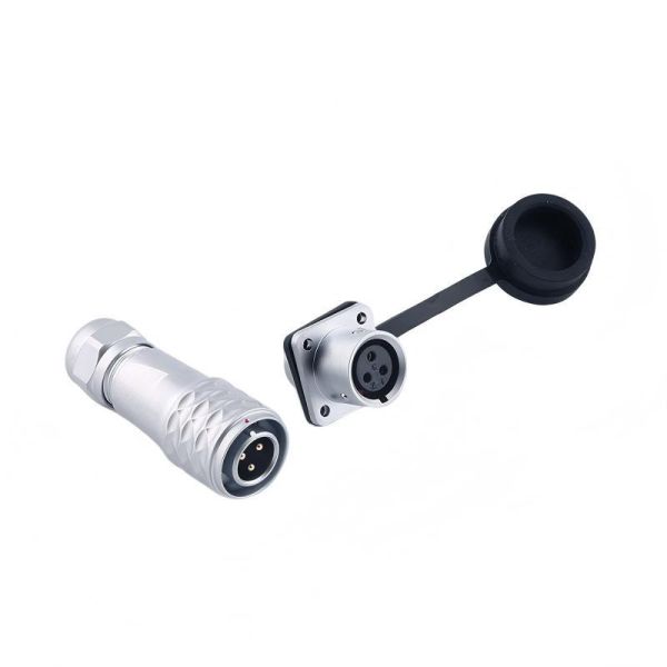SF12 series square aviation plug self-locking plug zinc alloy waterproof aviation plug wholesale