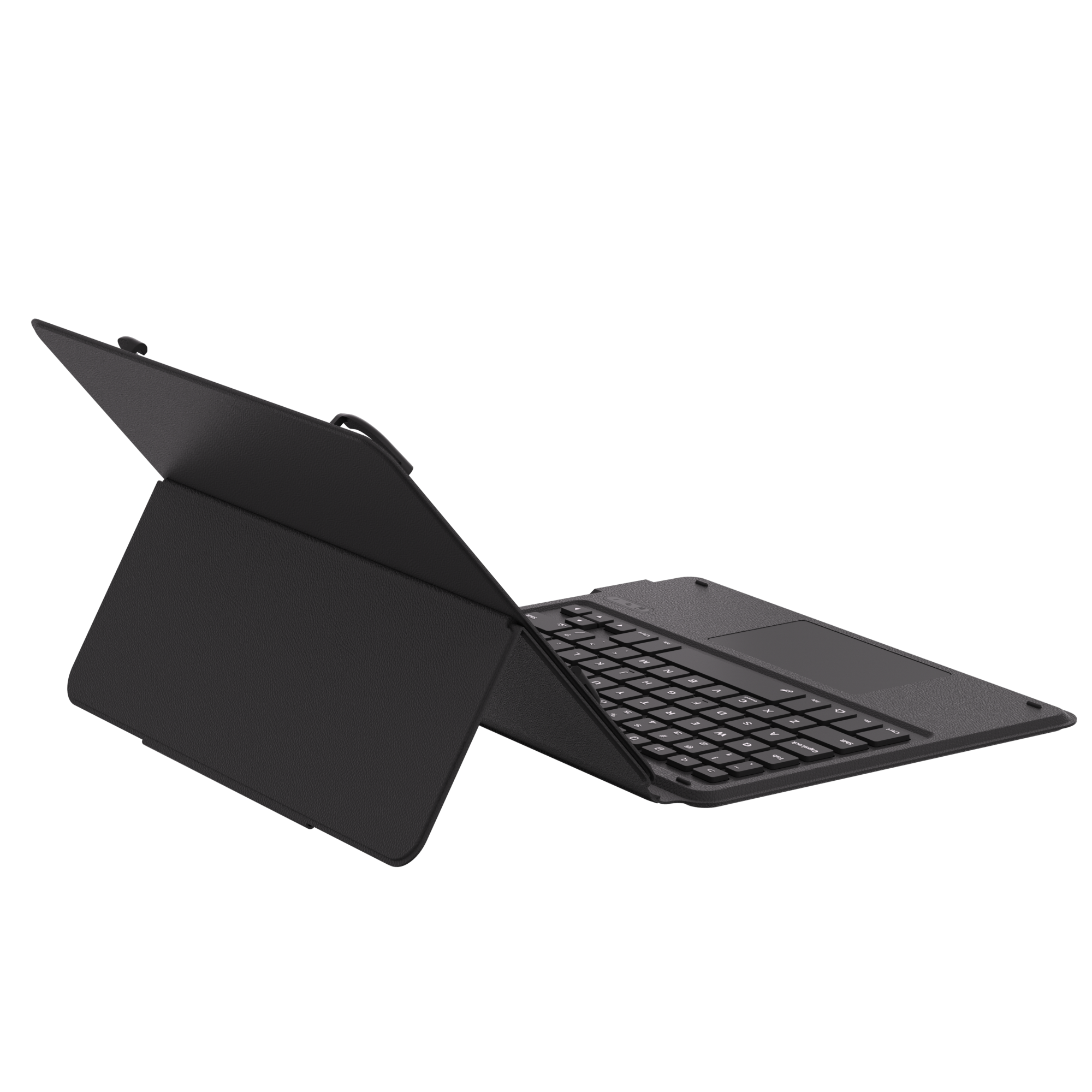 Adjustable PU Leather Folio Keyboard Case for 10-11