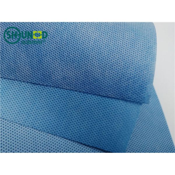 Custom Surgical Gown SMS Polypropylene Spunbond Nonwoven Fabric Anti Alcohol