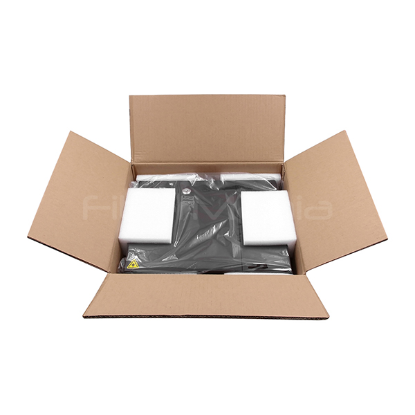 LGX совместимая стена монтаж волокна корпуса с двойными дверями черный