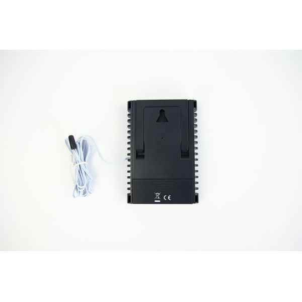 12 месяца часов индикатора прессформы метеорологической станции термометра времени работы от батарей крытых на открытом воздухе