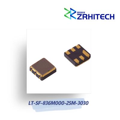836.5MHz SMT RF SAW Filtro de banda SMD 3.0 Mm TA0968A