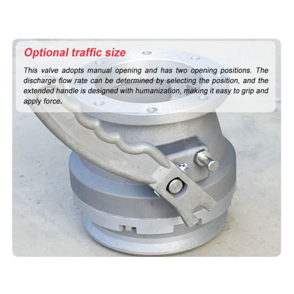 Oil Media European Standard Aluminum Alloy Fuel DischargeAPI Bottom Loading Valve for Tanker Truck E20 and B100 biofuels