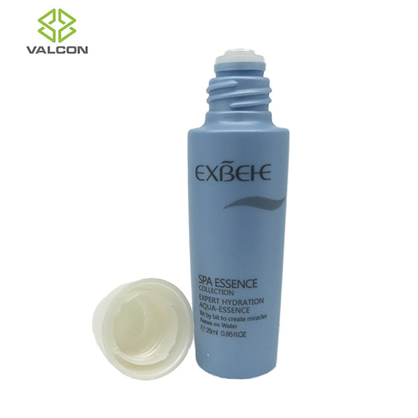 Labeling Essence Empty Cosmetic Bottles White Cap 25 ML Capacity