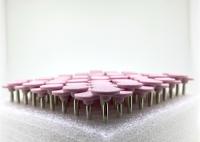 Corindo do óxido de Diamond Grinding Stones Pink Aluminum dos pontos montados