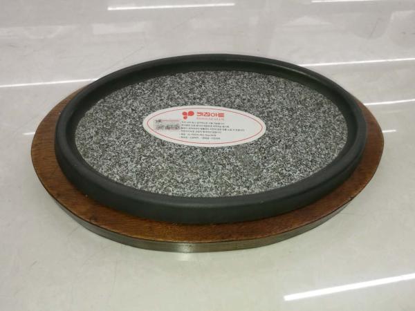 Grupos da louça da porcelana do restaurante/placa do ferro potenciômetros da porcelana com diâmetro de madeira 16CM 28CM do suporte