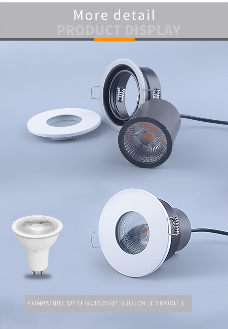Черное утопленное СИД водоустойчивое IP65 Downlight 50 w для кухни