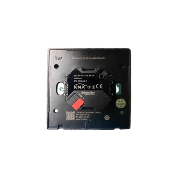 Schneide Matte Black Unica KNX 4 Key Push Button Lighting Control Panel NP16162_01BK_E1