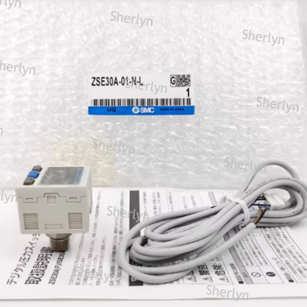 High Precision Digital Pressure Sensor PNP Output Automatic Production Line Air Pressure Control SMC ISE30A-01-P-L