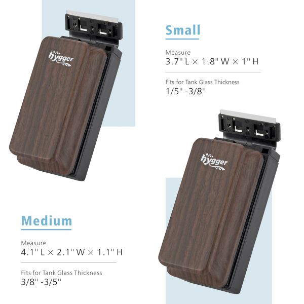 Aquarium Strong Magnetic Cleaner Algae Magnet Cleaning Tool with Scraper Floating Brush for Fish Glass Tank