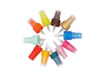 Pompe faite sur commande de jet de chapeau de brume de parfum de pompe fine cosmétique colorée de pulvérisateur demi