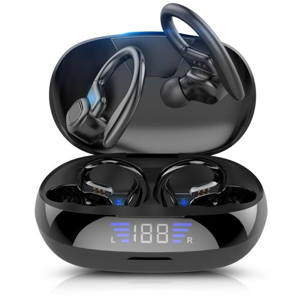 Tws Bt 5.0 Apple Bluetooth Wireless Sport Earphones Earbuds Headset For Running