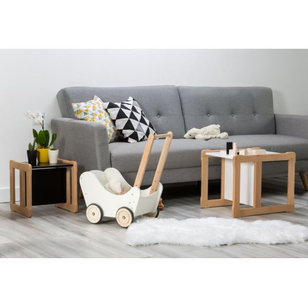 Customized Logo Space Saving Function 202406 Montessori Wooden Multi-functional Chair