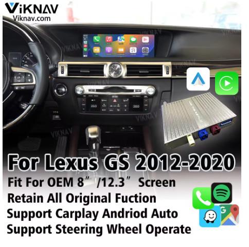 Lexus GS Carplay boîte d'interface pour le volant 2012-2020 Double Din