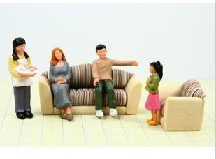 Scale Model figure,layout mini human ABS COLOR Indoor figure PI25