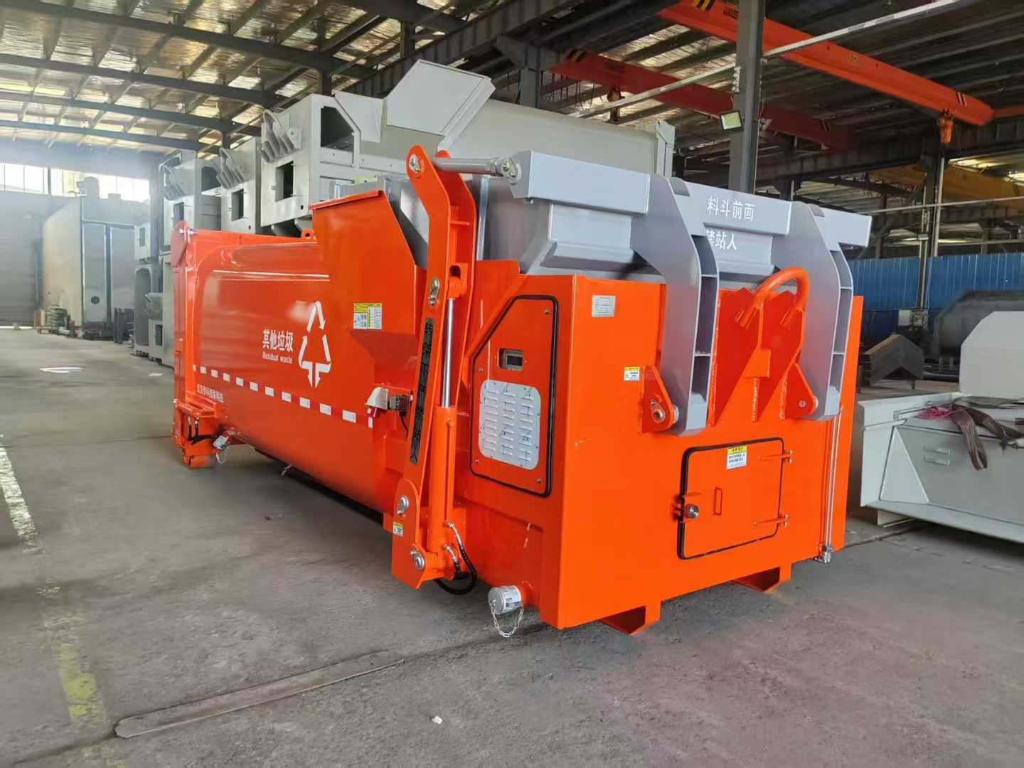 Horizontal & Vertical Waste Treatment Compression Equipment and Garbage Compactor Machine for Efficient Waste Disposal