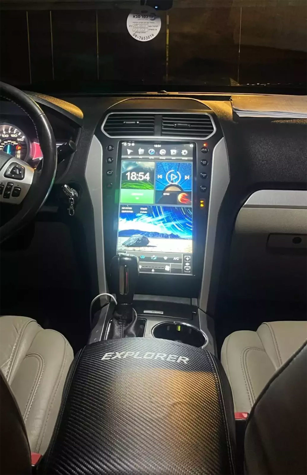 12.1 дюймовое Android автомобильное радио GPS в навигации для Ford Explorer Stereo 2014-2019