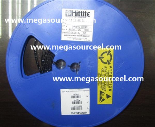 HMC345LP3 - Hittite Microwave Corporation - GaAs MMIC SP4T NON-REFLECTIVE POSITIVE CONTROL SWITCH, DC - 8.0 GHz