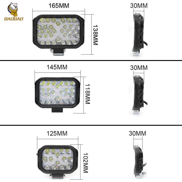 3 4 5 Inch Aluminum Dual Color Flash Luces Light Motorcycle LED Headlight