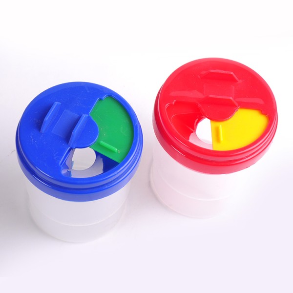 high quality plastic bucket colourful wash pen brush pot