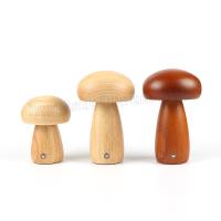Lampe à champignons en bois sur mesure, lampe de nuit pour cadeaux d'anniversaire