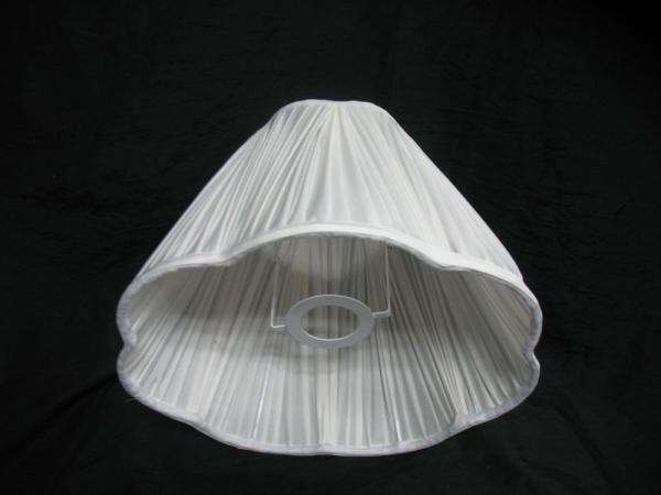 Customized Organza Pleated Fabric Bedside Lampshade For Girls
