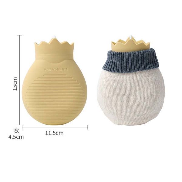 Силиконовая бутылка с горячей водой Сумка для рук и ног Теплее, герметично и без запаха Для горячего компресса Для облегчения боли Холодный компресс