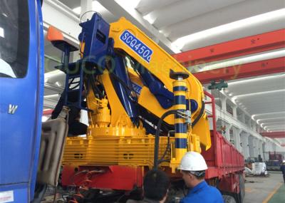 Small Footprint Pickup Truck Boom Crane Steel Structure Easy Maintenance