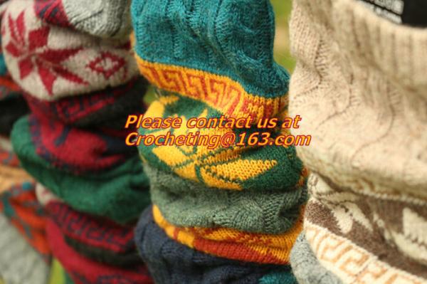 girl deer snowflake jacquard knit boot socks wood feel casual wool acrylic, socks, warmer