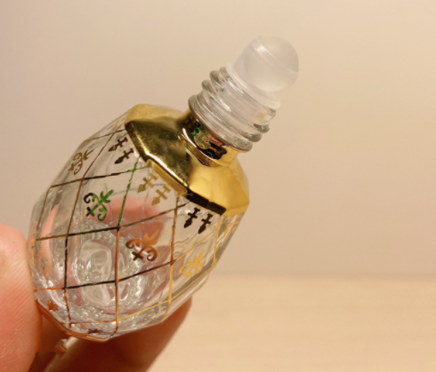 8 мл гальванические резные стеклянные флаконы с роликом для эфирных масел и духов, упаковка, золотая крышка в виде короны