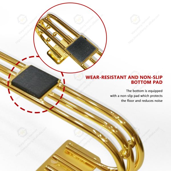 Newly Designed Decorative Hardware Furniture Legs Gold Cabinet Feet Household Sofa Metal Base Frames and Long Iron Sofa Legs
