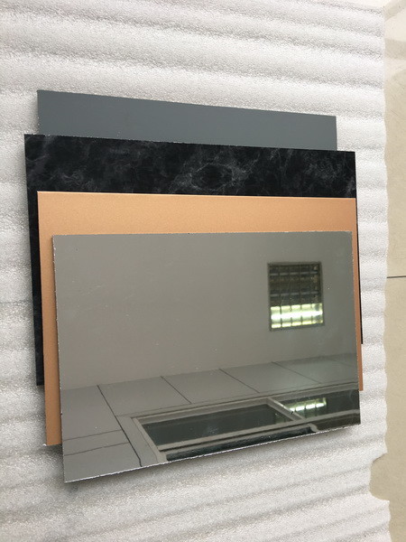 Smooth Surface PVDF Aluminum Composite Panel 5500mm Length With 0.40mm Alu Thickness