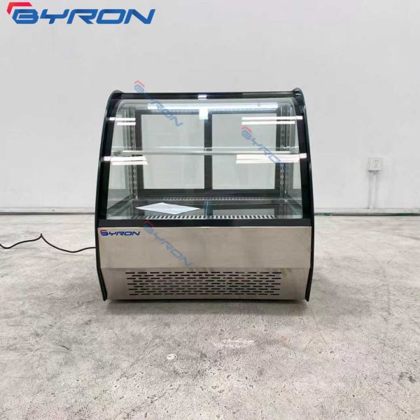 Stainless Steel Cake Display Cabinet Pastry Commercial Cake Display Fridge