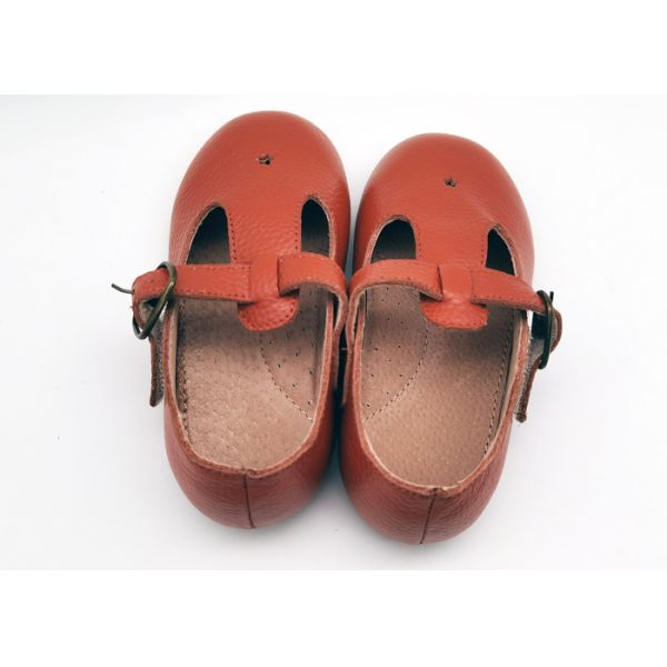 T Strap Leather School Size 21-30 Stylish Kids Shoes 2-8 Years Old