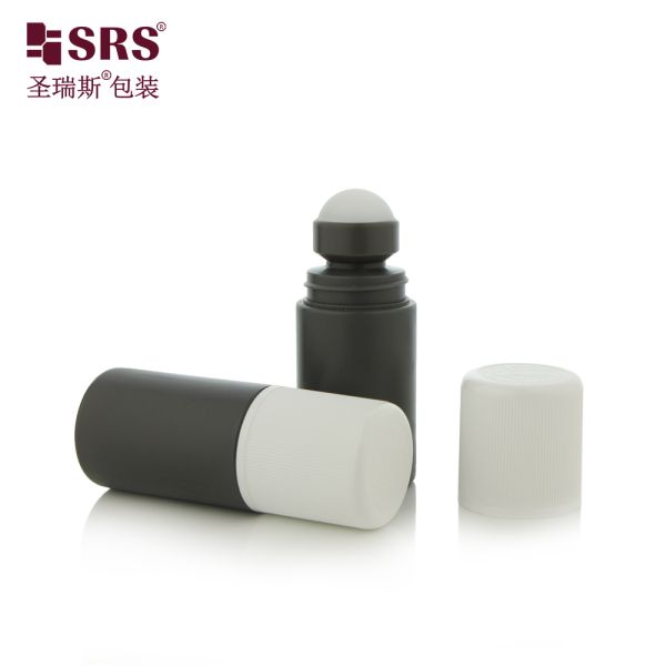RPPC1-60ML Wholesale Customize Colored Matte Glossy Roll On Deodorant Bottle With Child Resistant Cap