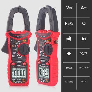 HT206Bの自動範囲のデジタル クランプ メートル、600A AC現在のクランプ メートル