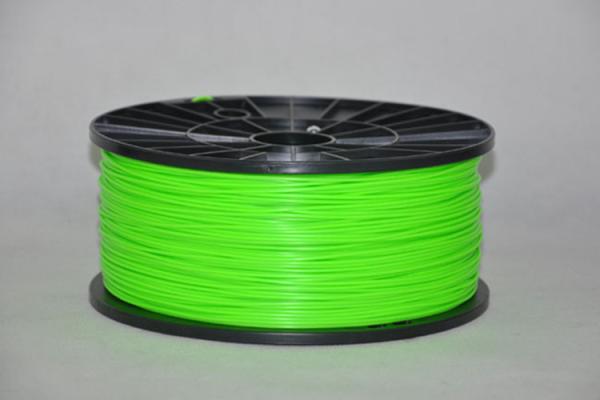 1.26kg /Piece 1.75mm 3D printer PLA filaments, Fluorescein GREEN 3d printing material
