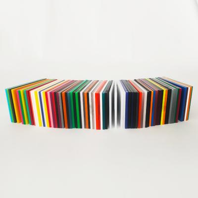 Processus de coulée de feuille acrylique de couleur personnalisable 3x1220x2440mm Pour la décoration