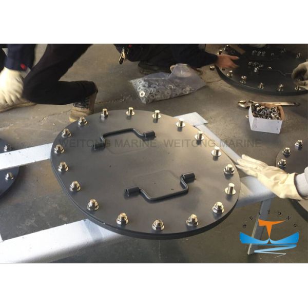 C Type Marine Hatch Cover Embedded Manhole Cover CB/T 19-2001 Standard