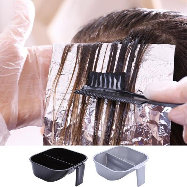 Washable 2 In 1 Hair Dye Bowl , Hairdressing Tint Bowls With Measuring Line