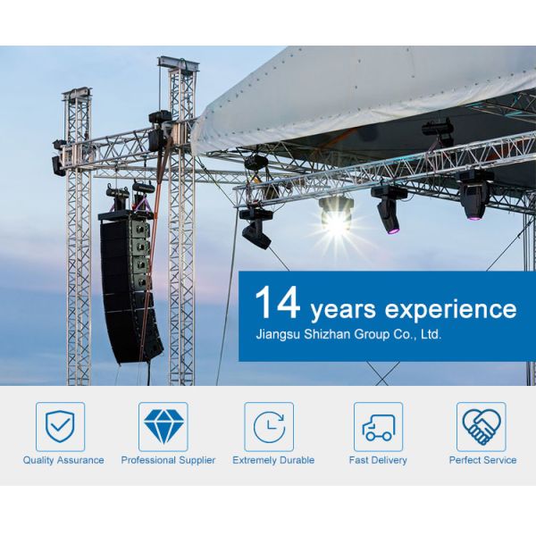 Ферменная конструкция 0.5m света этапа алюминиевого сплава 6061-T6 1m 1.5m 2m 4m 6m