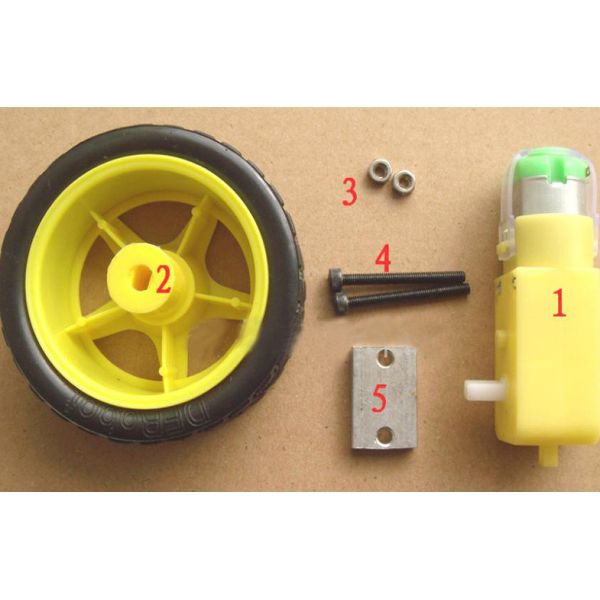 Smart Car Chassis Remote Control Car Parts Suits for Arduino Starter