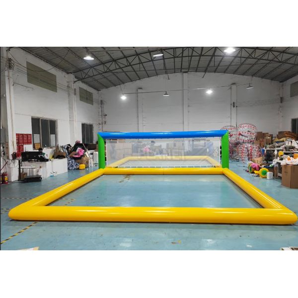 Outdoor Airtight Inflatable Volleyball Field Inflatable Volleyball Court Water Sports Game Pool For Rental