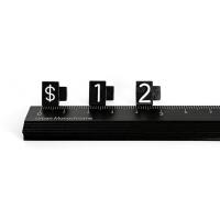 AP3-10-7.5 ABS Affichage triangulaire réglable du prix Stand pour les parfums Horloges Boutique de lunettes