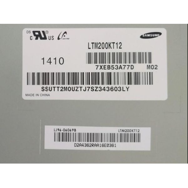 20,0” exhibiciones LM200WD3-TLF1 de Tft del cuadrado de 1600×900 250cd/M2