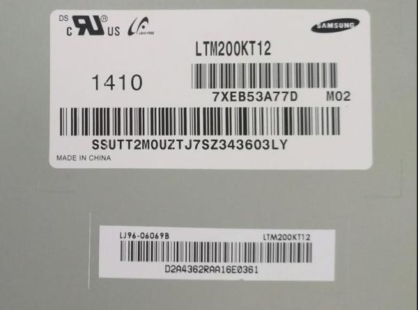 20,0 de” exposições LM200WD3-TLF1 de Tft do quadrado 1600×900 250cd/M2